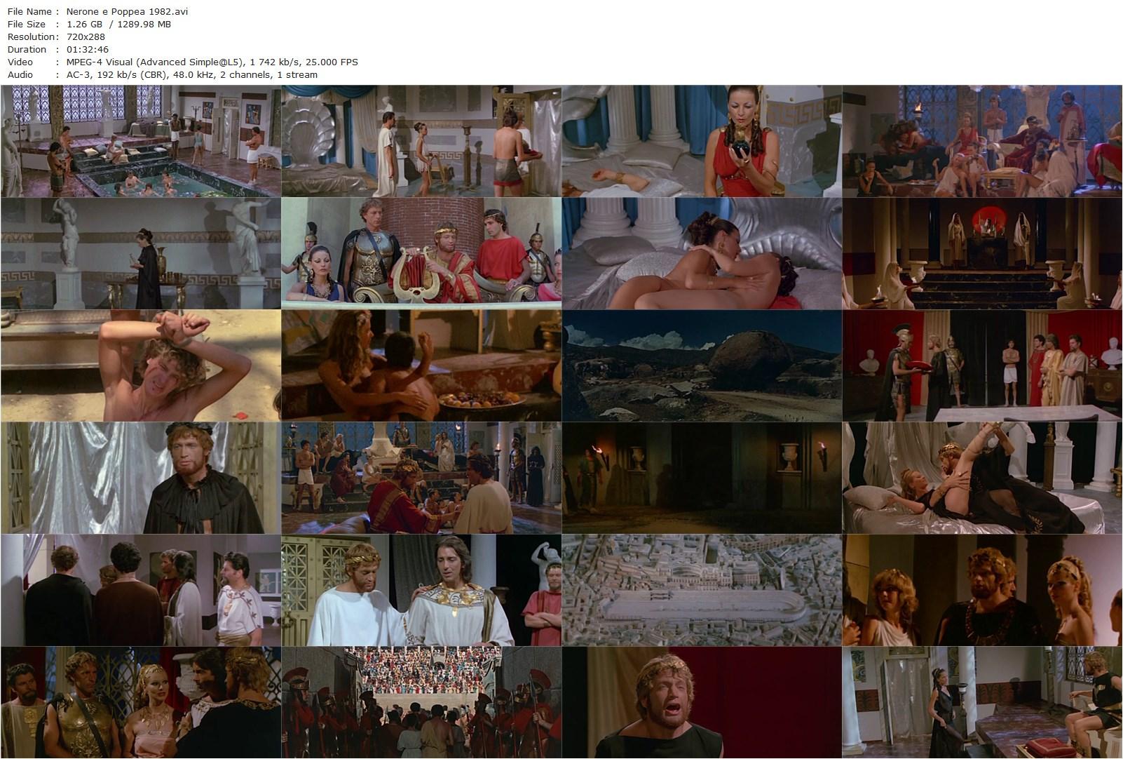 Caligula Reincarnated As Nero AKA Nerone e Poppea (1982) Bruno Mattei, Antonio Passalia, Piotr Stanislas, Françoise Blanchard, Patricia Derek-poster