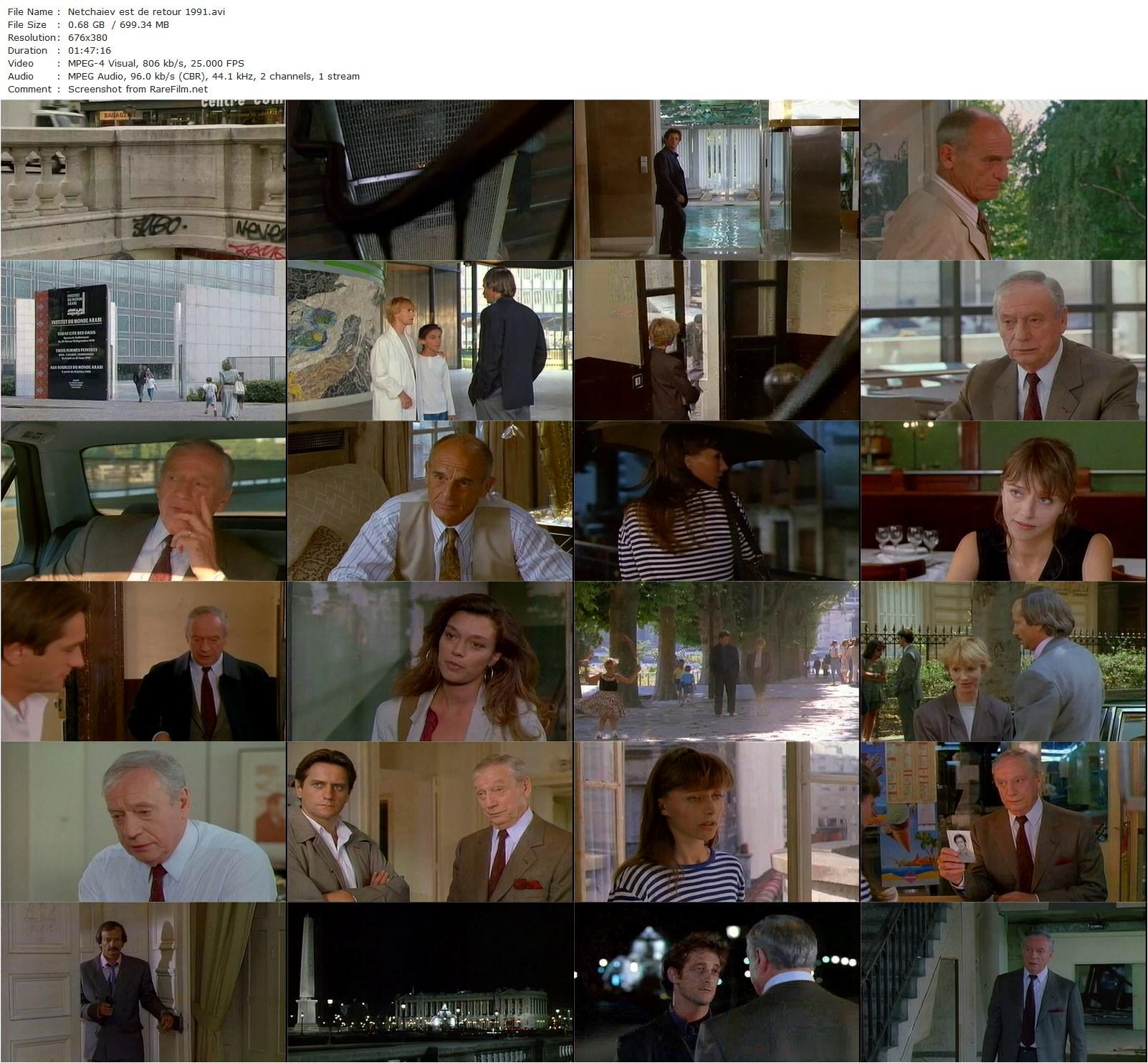 Netchaiev Is Back / Netchaïev est de retour (1991) Jacques Deray, Yves Montand, Vincent Lindon, Patrick Chesnais-poster