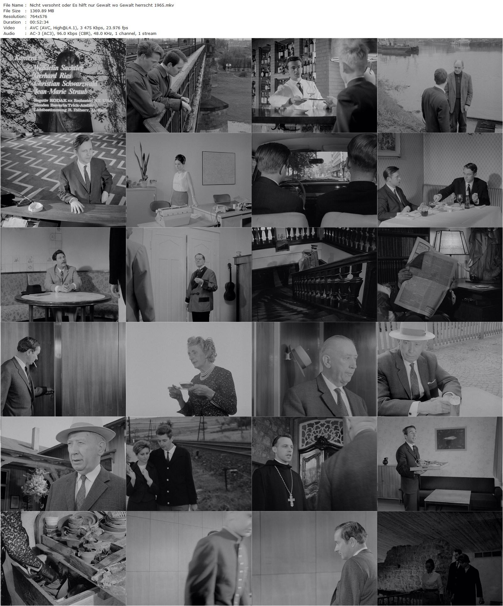 Not Reconciled (1965) Jean-Marie Straub, Heinrich Hargesheimer, Carlheinz Hargesheimer, Martha Staendner-poster