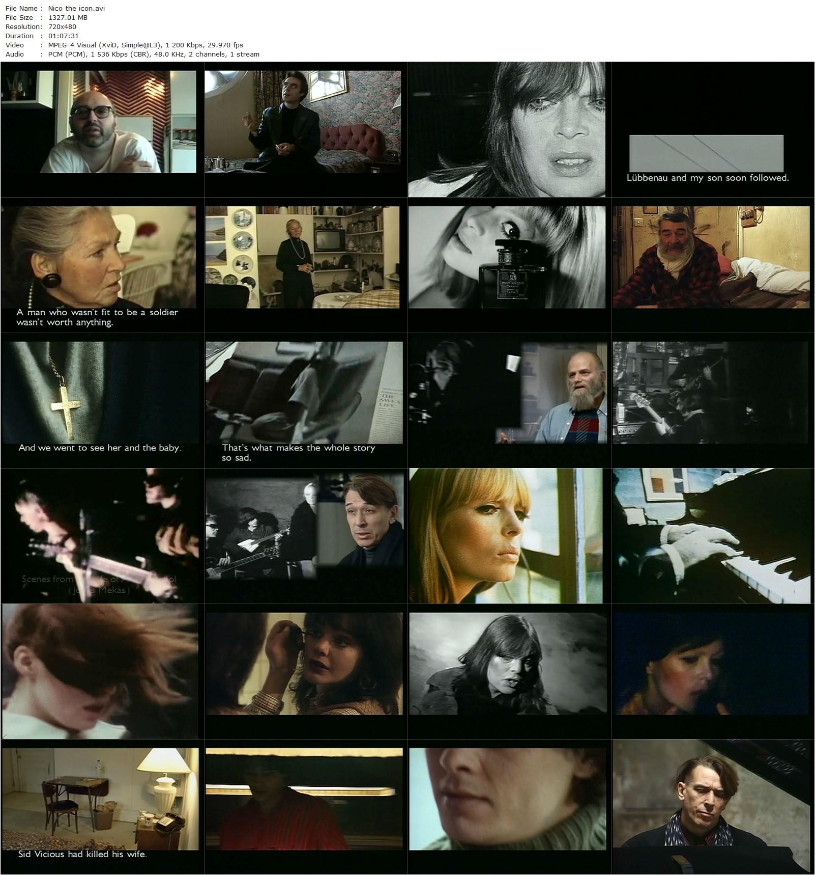 Nico Icon (1995) Susanne Ofteringer, Nico, Tina Aumont, Christian Päffgen-poster