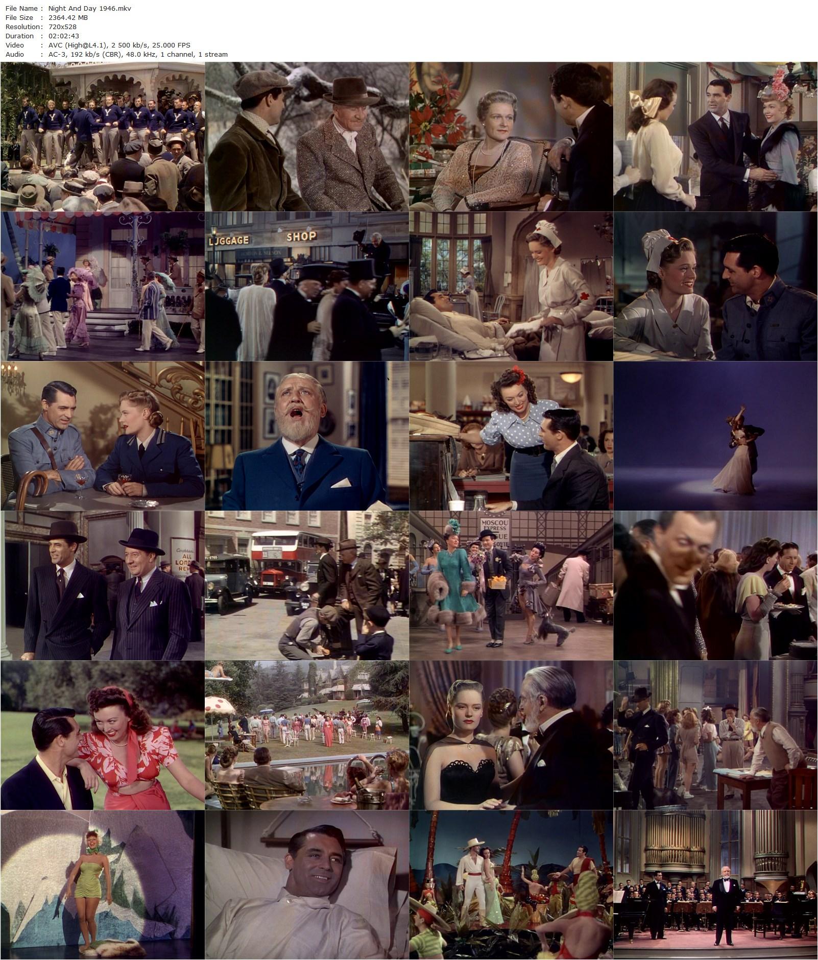 Night and Day (1946) Michael Curtiz, Cary Grant, Alexis Smith, Monty Woolley-poster