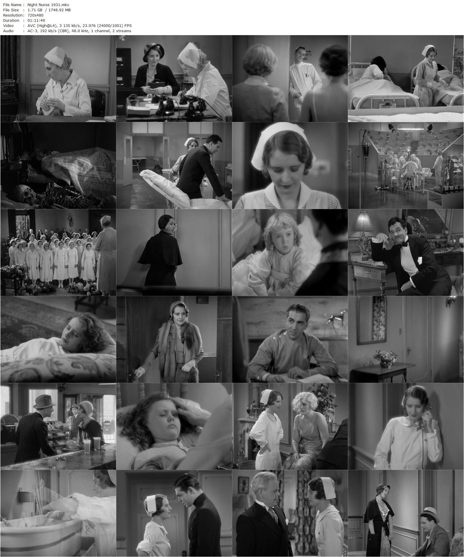 Night Nurse (1931) William A. Wellman, Barbara Stanwyck, Ben Lyon, Joan Blondell-poster