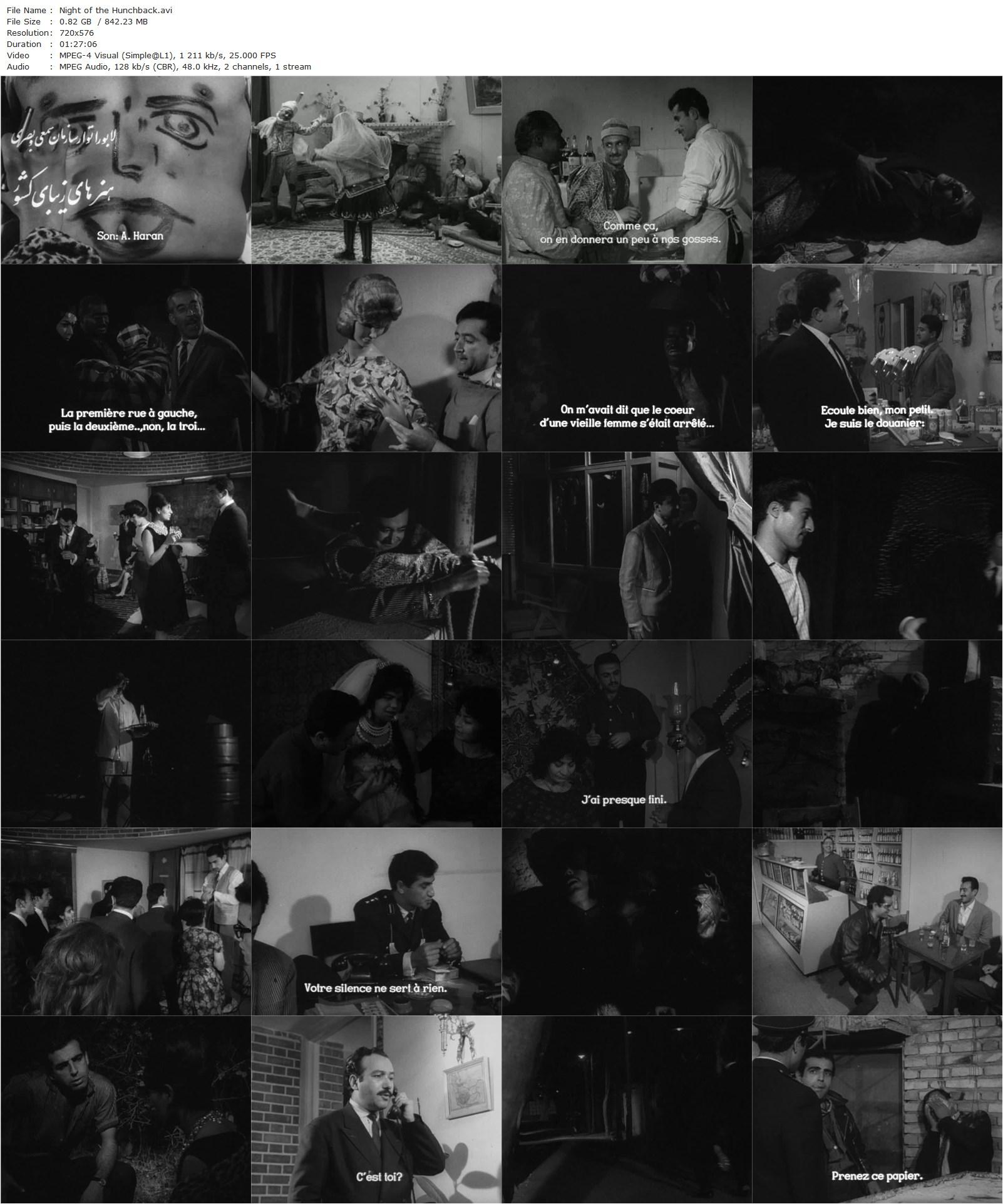 Night of the Hunchback AKA Shabe ghuzi (1965) Farokh Ghafari, Farhang Amiri, Paria Hakemi-poster