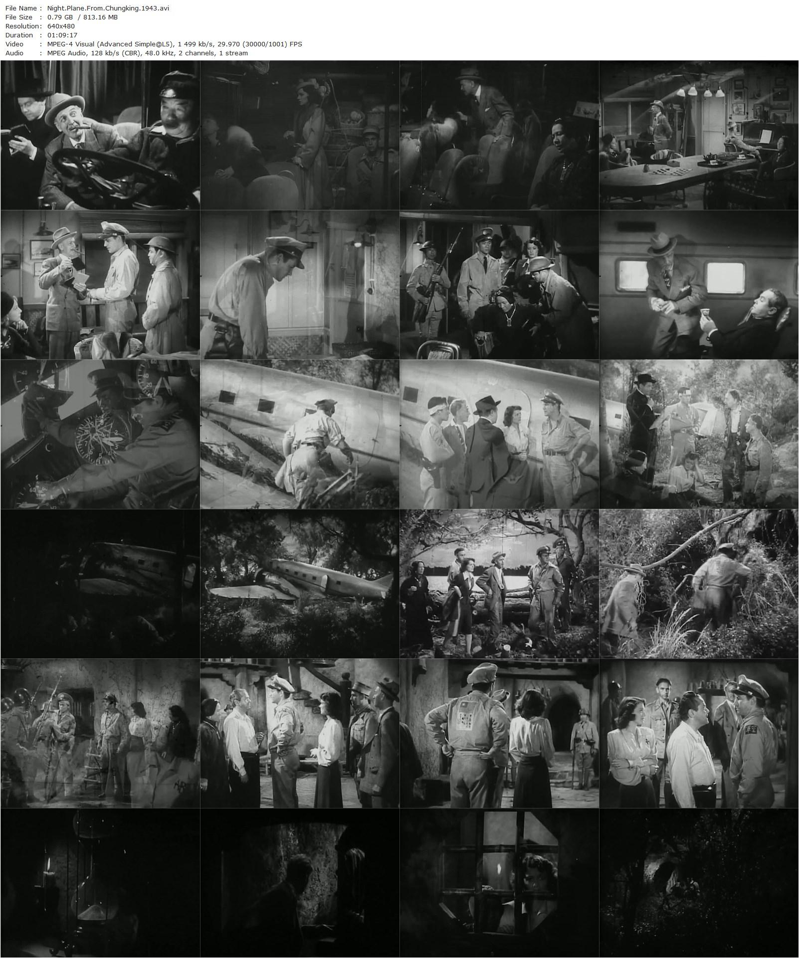 Night Plane from Chungking (1943) Ralph Murphy, Robert Preston, Ellen Drew, Otto Kruger-poster