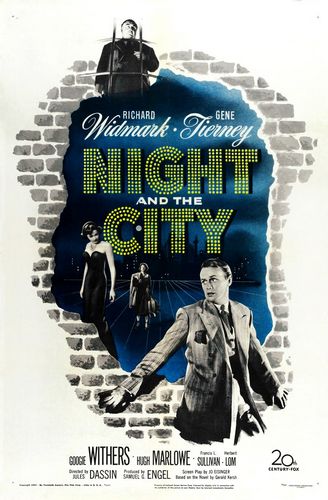 Night and the City (1950) Jules Dassin, Richard Widmark, Gene Tierney, Googie Withers
