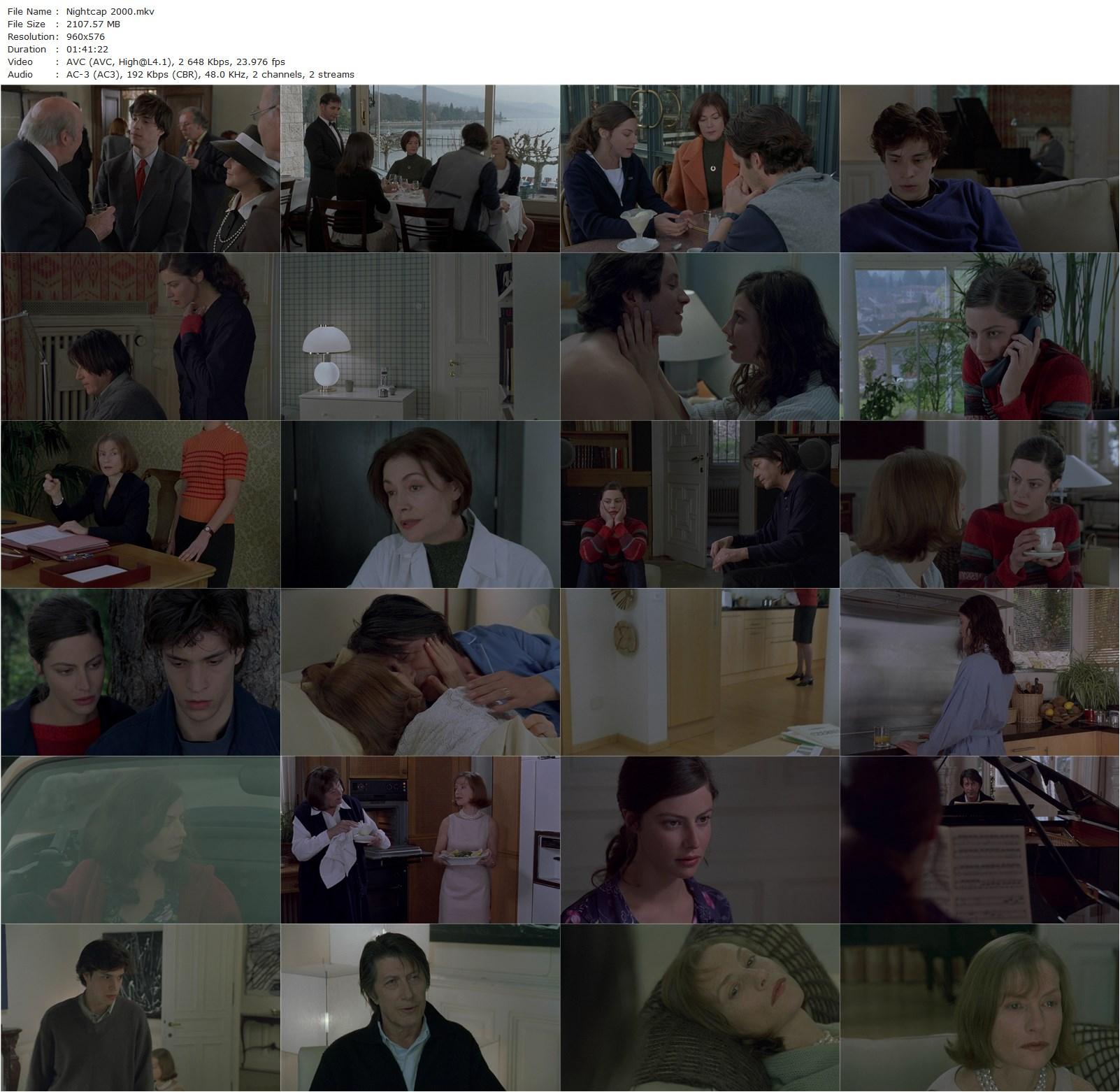 Nightcap (2000) Claude Chabrol, Isabelle Huppert, Jacques Dutronc, Anna Mouglalis-poster