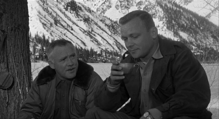 Nightfall (1956) Jacques Tourneur, Aldo Ray, Anne Bancroft, Brian Keith, Crime, Drama, Film-Noir, Romance, Thriller-poster