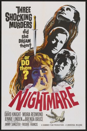 Nightmare (1964) Freddie Francis, David Knight, Moira Redmond, Jennie Linden