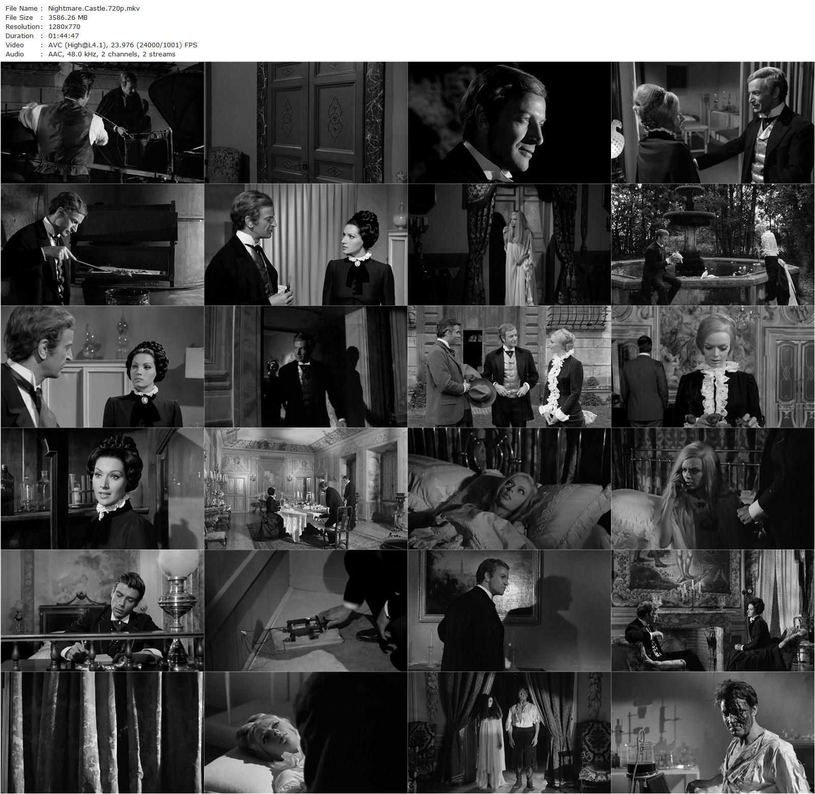 Nightmare Castle / Amanti d’oltretomba (1965) Mario Caiano, Barbara Steele, Paul Muller, Helga Liné-poster