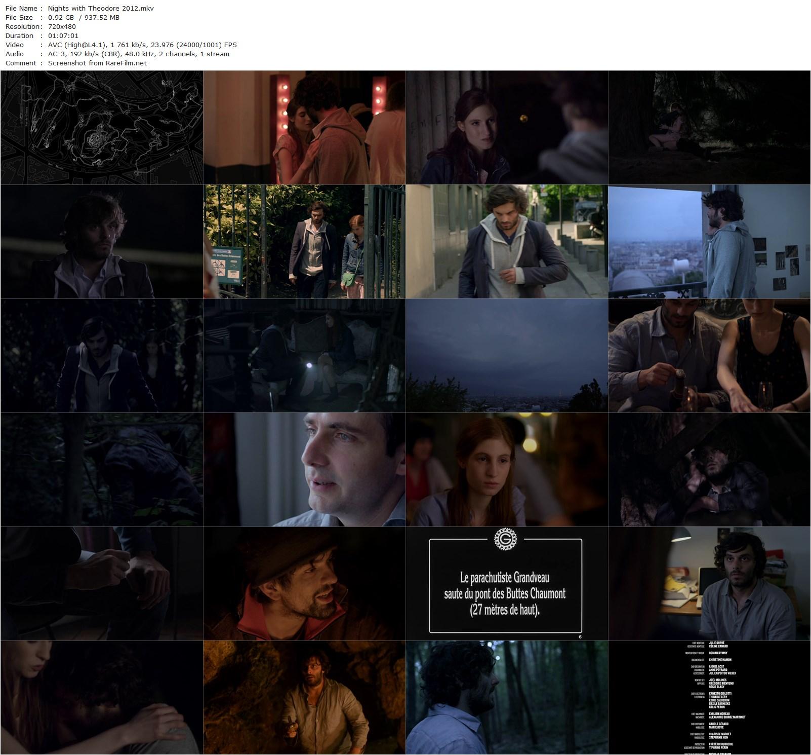 Nights with Theodore / Je suis une ville endormie (2012) Sébastien Betbeder, Pio Marmaï, Agathe Bonitzer, Fabrice Adde-poster