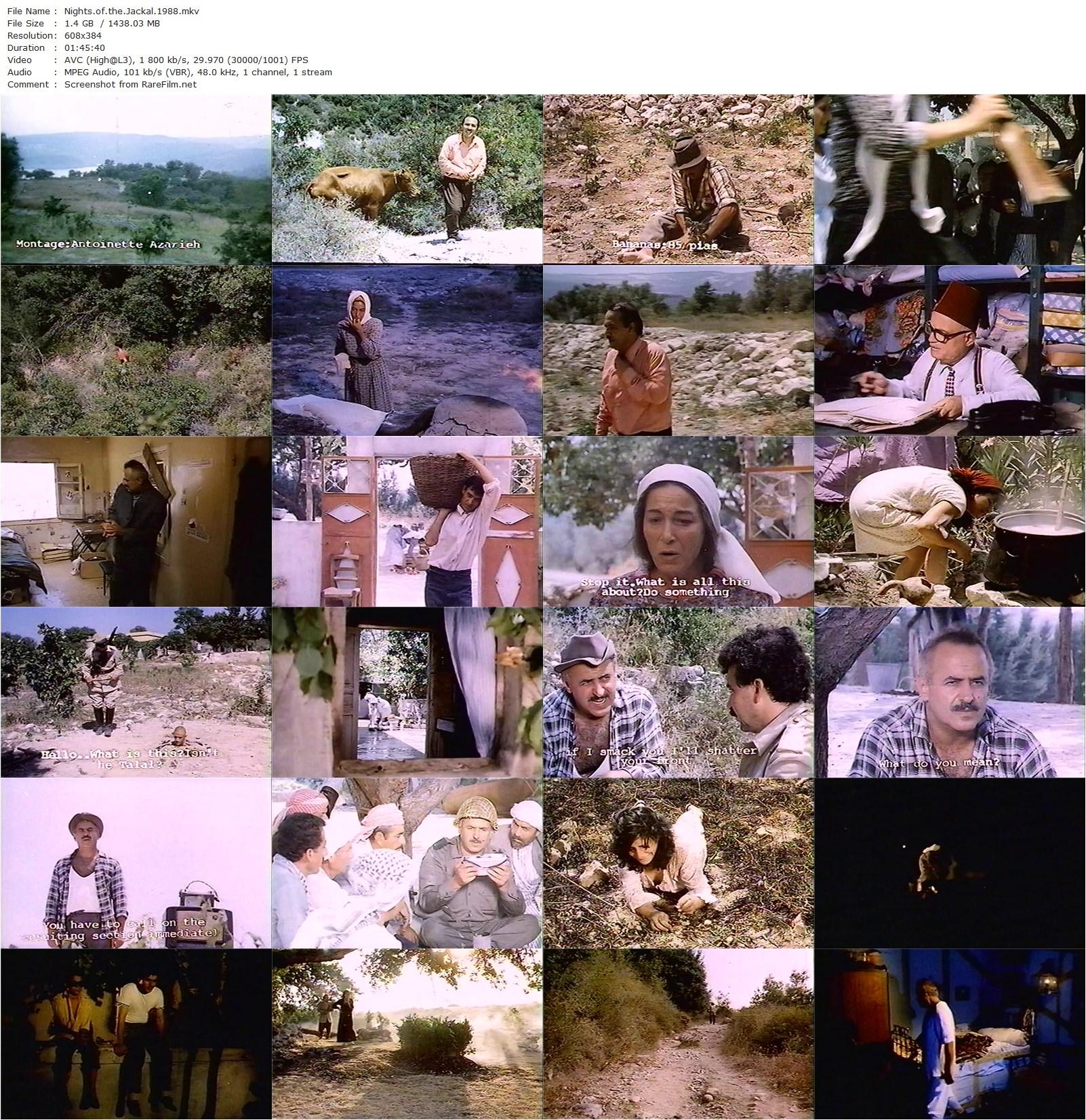 The Night of the Jackal / Layali ibn awa (1989) Abdellatif Abdelhamid, Assaad Feddah, Najah Abdullah, Muhsen Ghazi-poster