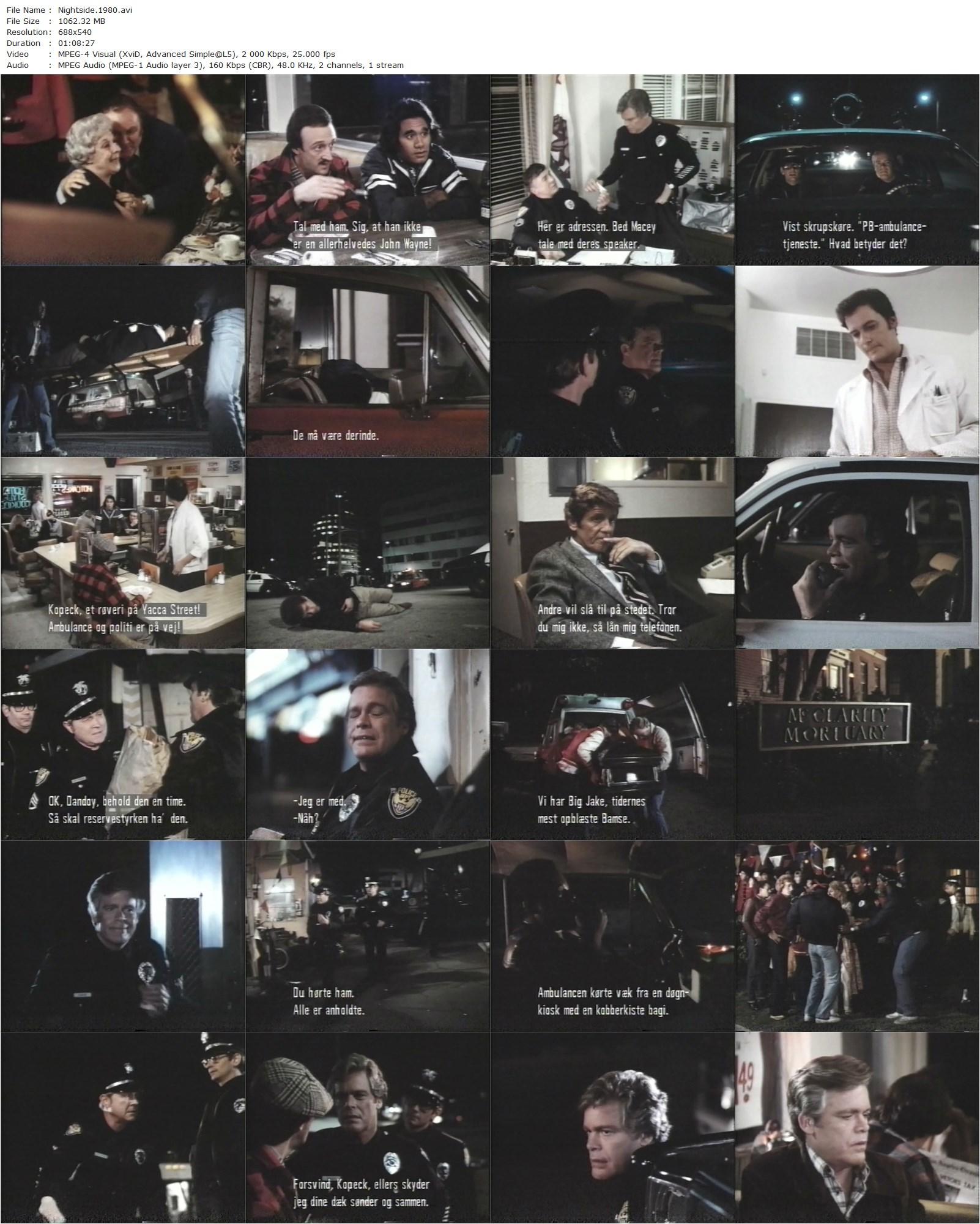 Nightside (1980) Bernard L. Kowalski, Doug McClure, Michael Cornelison, John de Lancie-poster