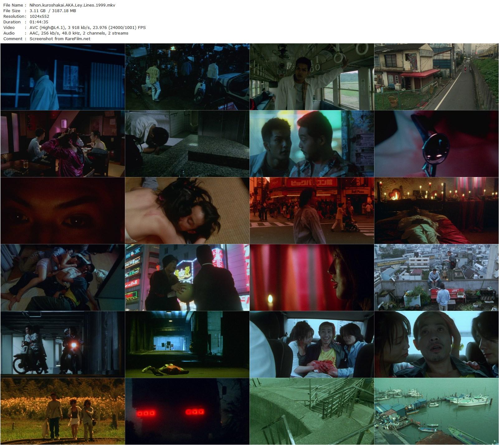 Nihon kuroshakai / Ley Lines (1999) Takashi Miike, Shô Aikawa, Samuel Pop Aning, Takeshi Caesar-poster