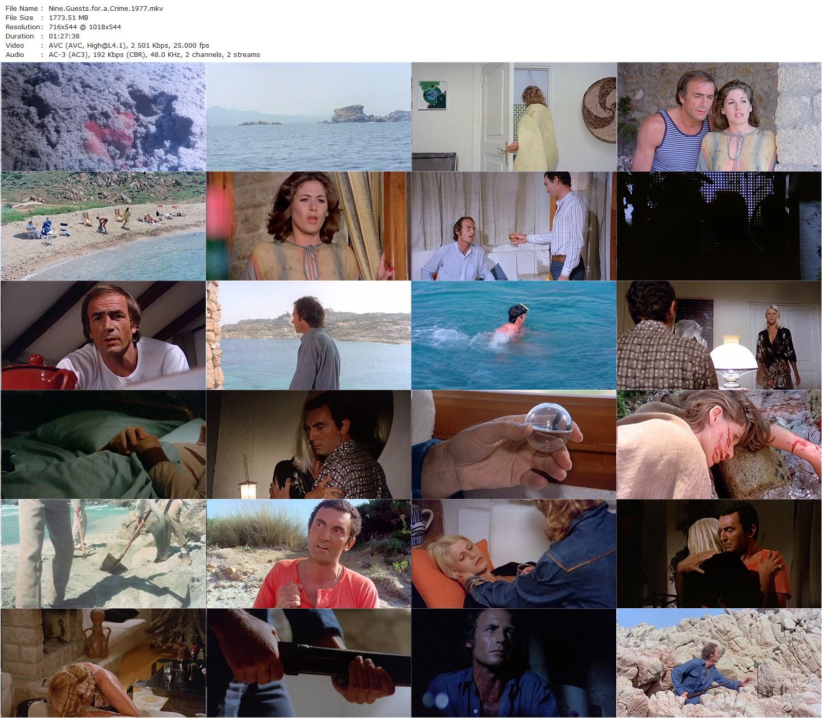 Nine Guests for a Crime (1977) Ferdinando Baldi, Sofia Dionisio, Massimo Foschi, Dana Ghia-poster