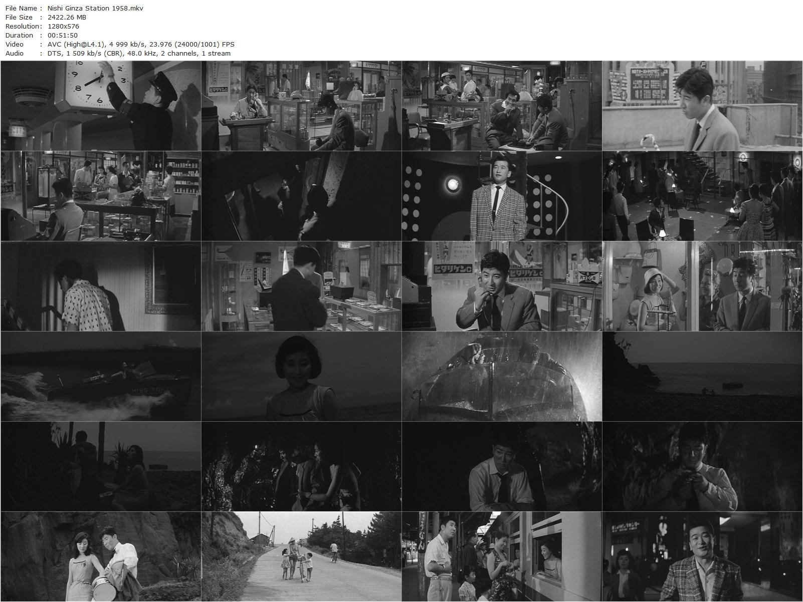 Nishi Ginza Station / Nishi Ginza ekimae (1958) Shôhei Imamura, Frank Nagai, Shin’ichi Yanagisawa, Hisano Yamaoka-poster