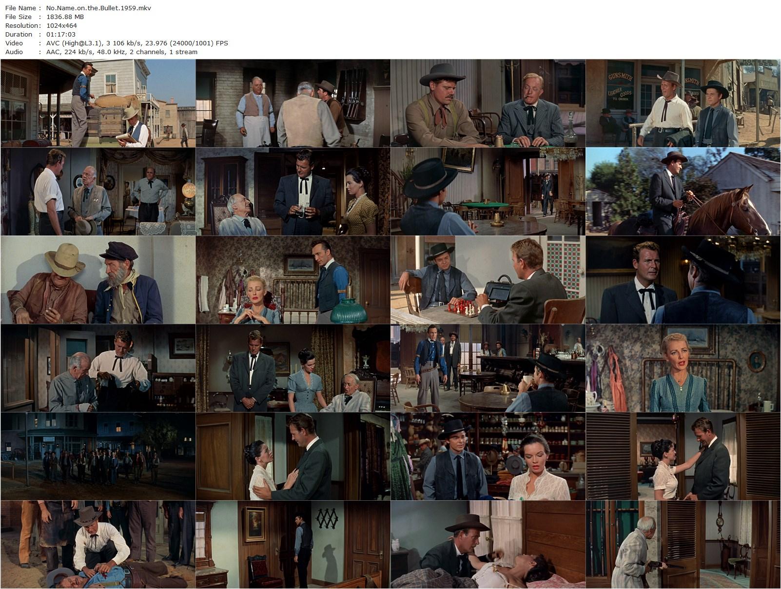 No Name on the Bullet (1959) Jack Arnold, Audie Murphy, Charles Drake, Joan Evans-poster