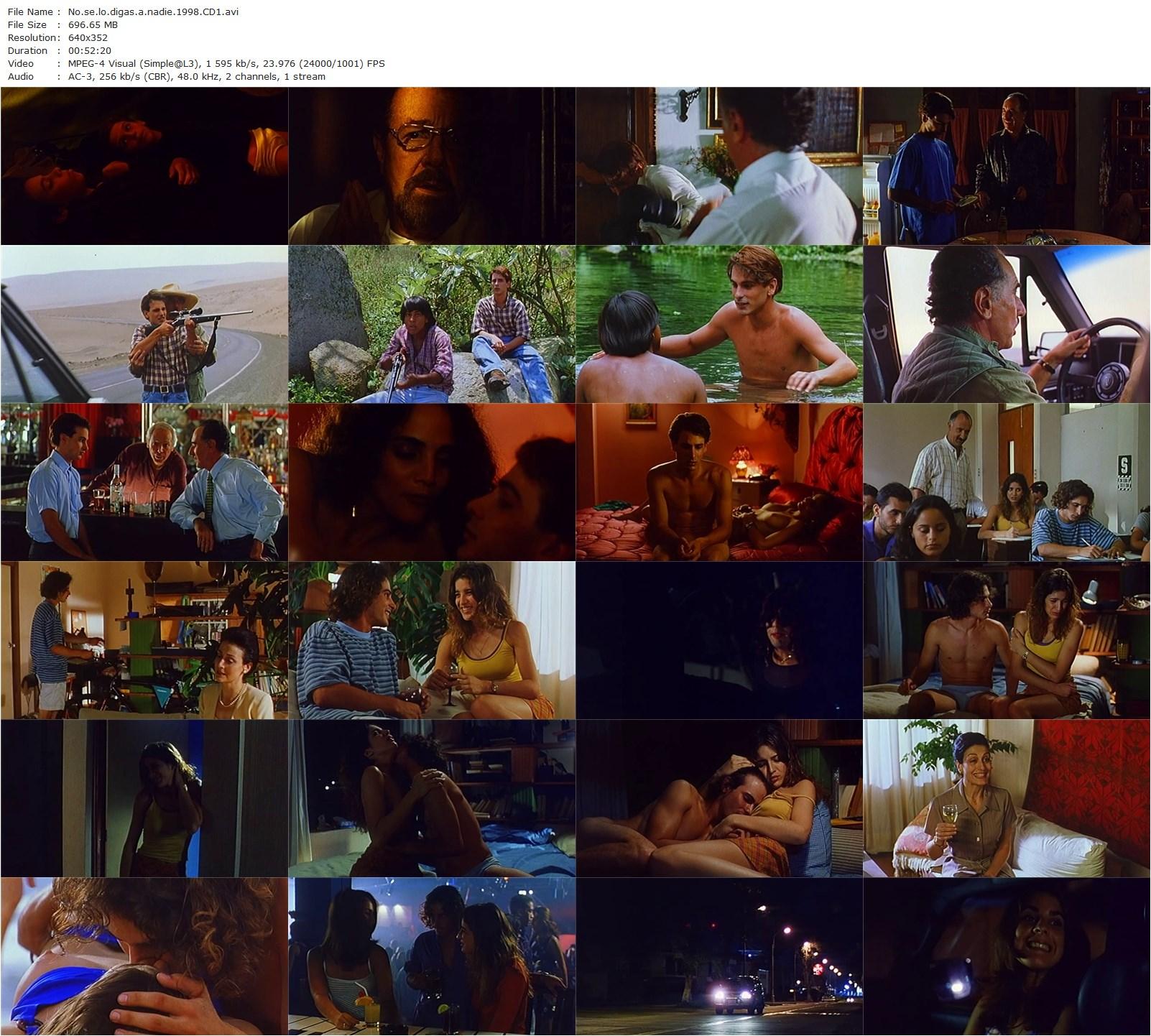 Don’t Tell Anyone / No se lo digas a nadie (1998) Francisco J. Lombardi, Santiago Magill, Christian Meier, Lucía Jiménez-poster