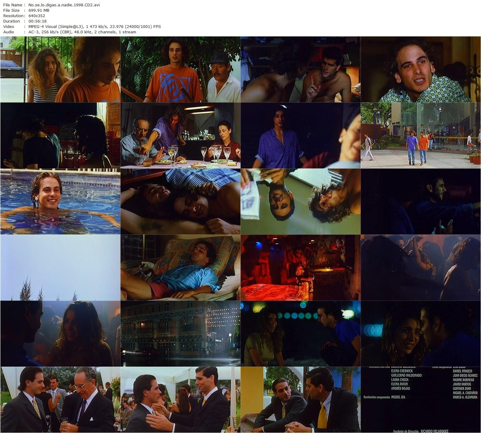 Don’t Tell Anyone / No se lo digas a nadie (1998) Francisco J. Lombardi, Santiago Magill, Christian Meier, Lucía Jiménez-poster