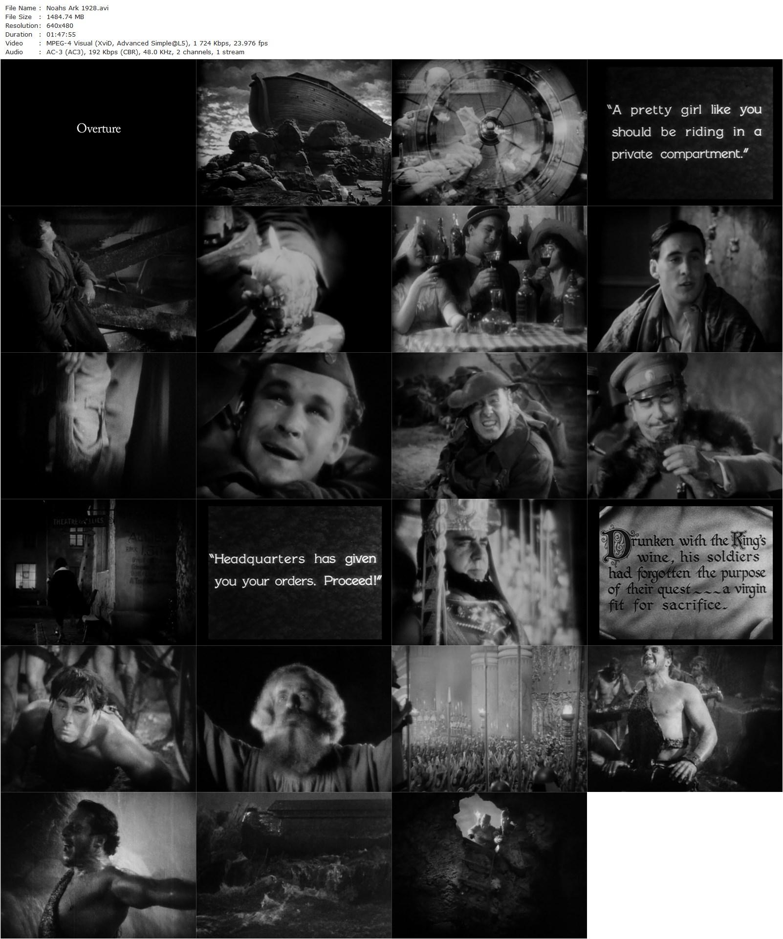 Noah’s Ark (1928) Michael Curtiz, Darryl F. Zanuck, Dolores Costello, George O’Brien, Noah Beery-poster