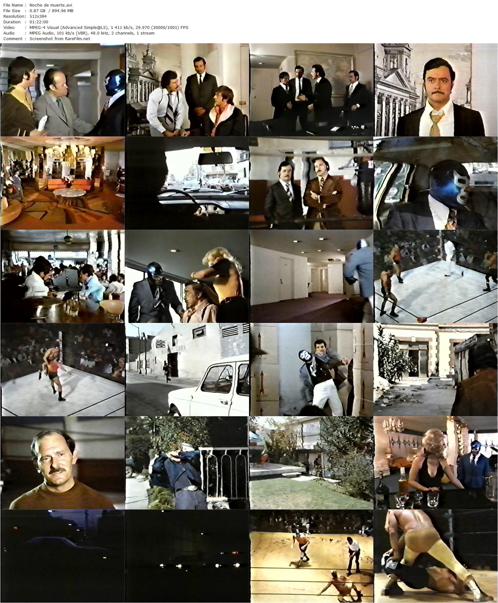 Night of Death / Noche de muerte (1975) René Cardona, Alejandro Moreno, Armando Silvestre, Tere Velázquez-poster