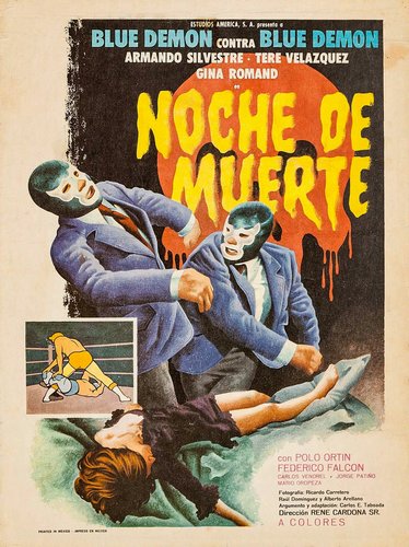 Night of Death / Noche de muerte (1975) René Cardona, Alejandro Moreno, Armando Silvestre, Tere Velázquez