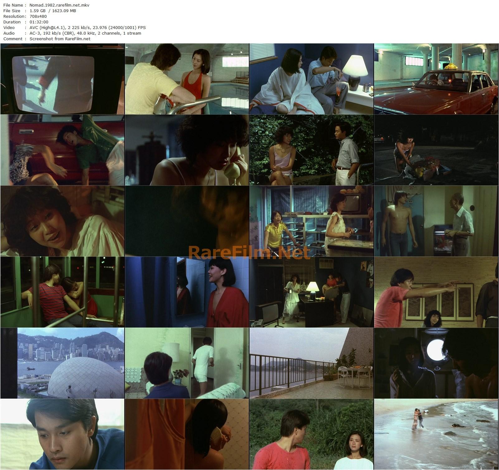 Nomad / Lie huo qing chun (1982) Patrick Tam, Terry Tong, Cecilia Yip, Leslie Cheung, Pat Ha-poster