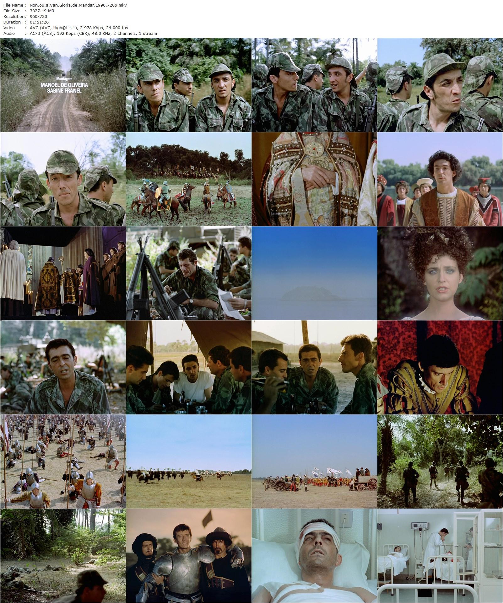 No, or the Vain Glory of Command (1990) Manoel de Oliveira, Luís Miguel Cintra, Diogo Dória, Miguel Guilherme-poster