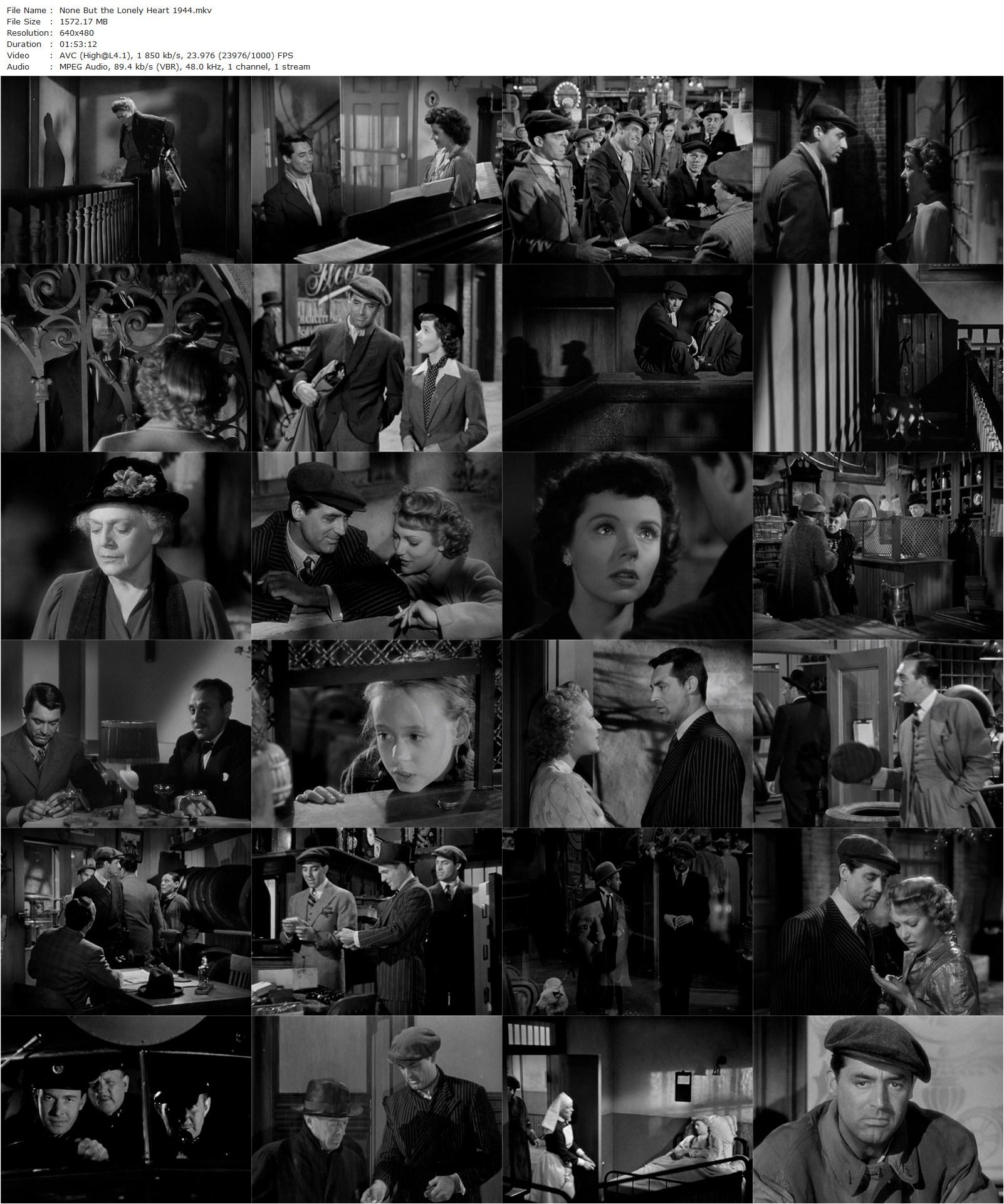 None But the Lonely Heart (1944) Clifford Odets, Cary Grant, Ethel Barrymore, Barry Fitzgerald-poster