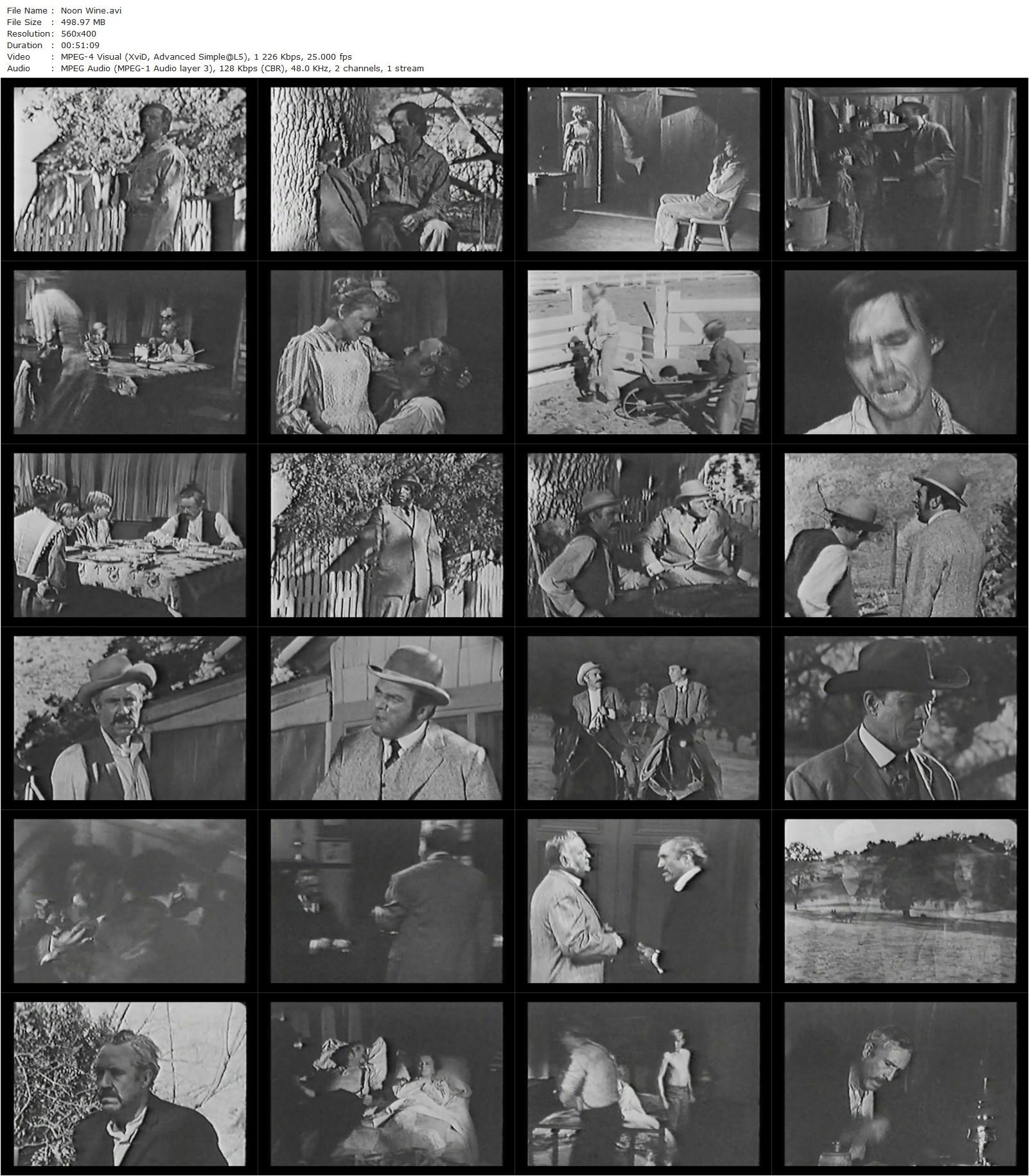 Noon Wine (1966) Sam Peckinpah, Jason Robards, Olivia de Havilland, Theodore Bikel-poster