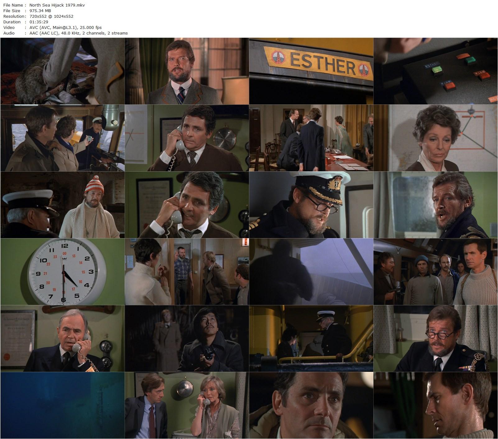 North Sea Hijack (1979) Andrew V. McLaglen, Roger Moore, James Mason, Anthony Perkins-poster