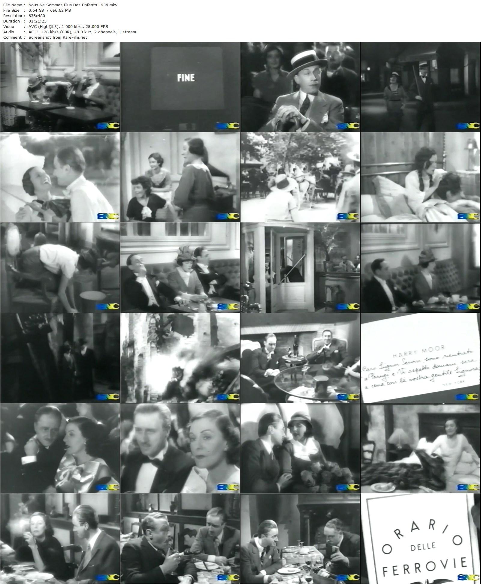 We Are Not Children / Nous ne sommes plus des enfants (1934) Augusto Genina, Gaby Morlay, Claude Dauphin, Jean Wall-poster