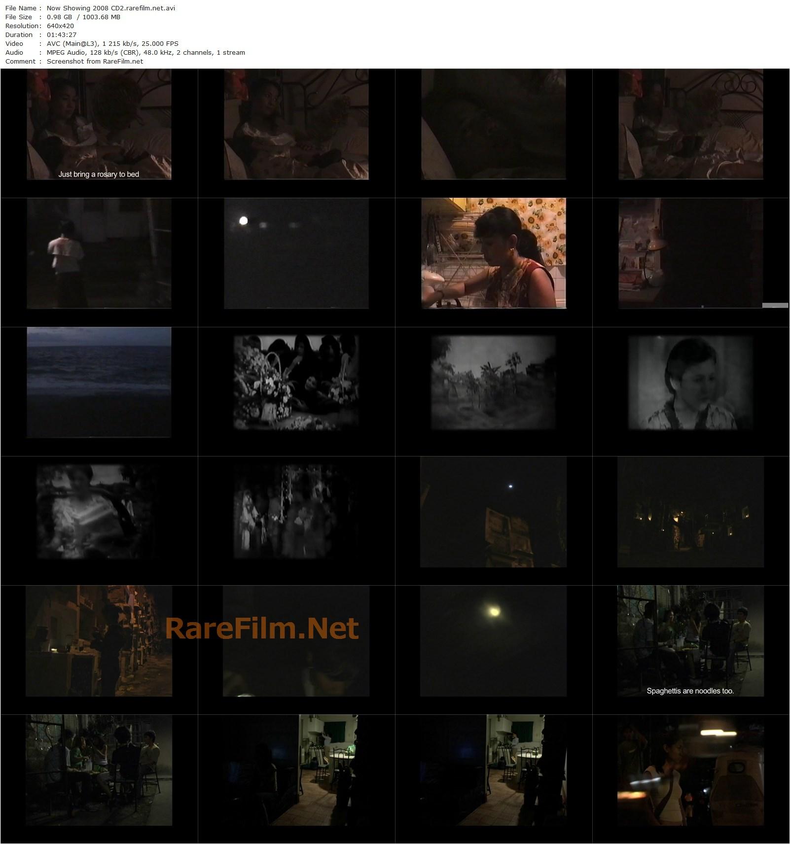 Now Showing (2008) Raya Martin, Ness Roque, Adriana Agcaoili, Via Antonio-poster