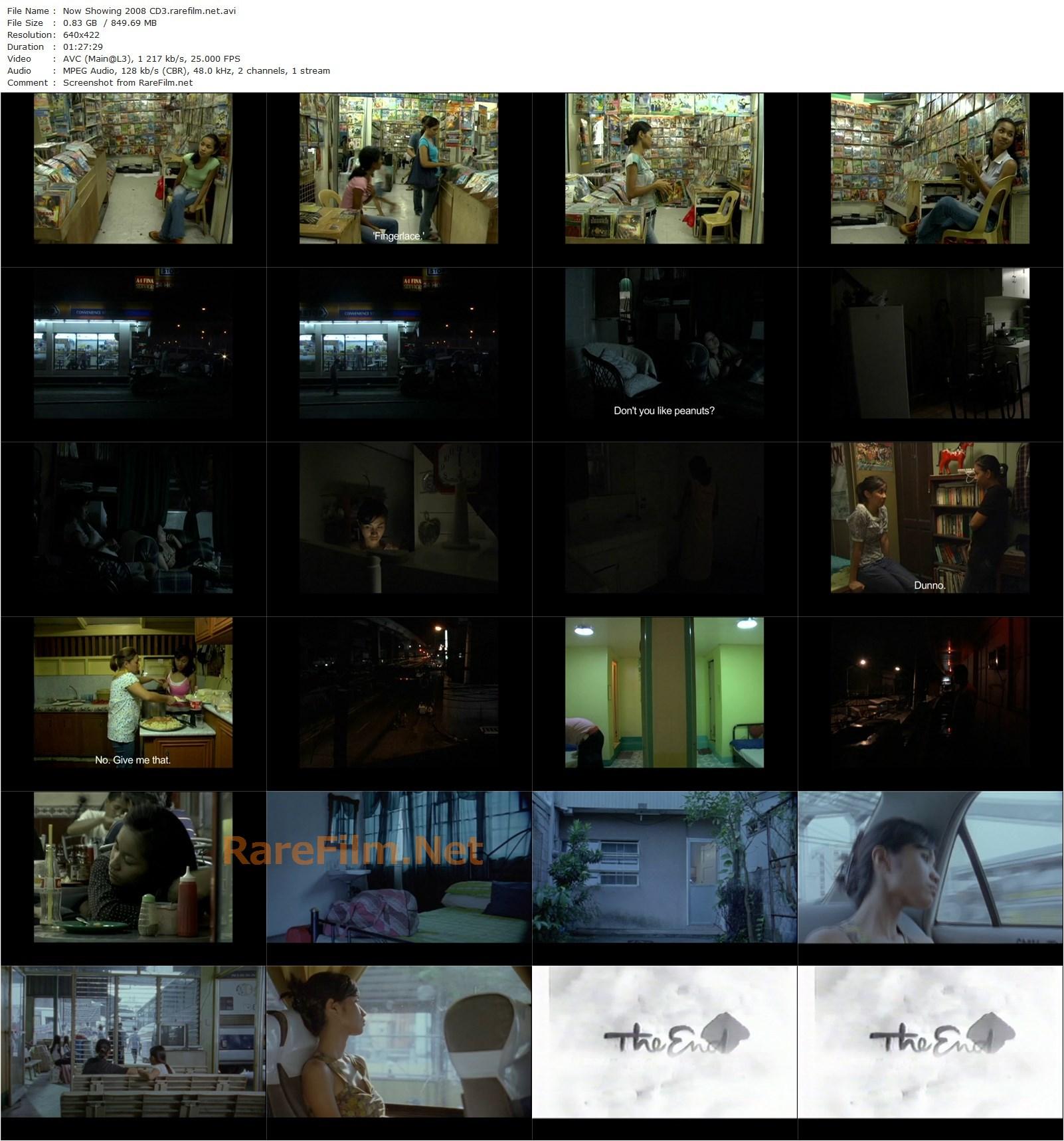 Now Showing (2008) Raya Martin, Ness Roque, Adriana Agcaoili, Via Antonio-poster