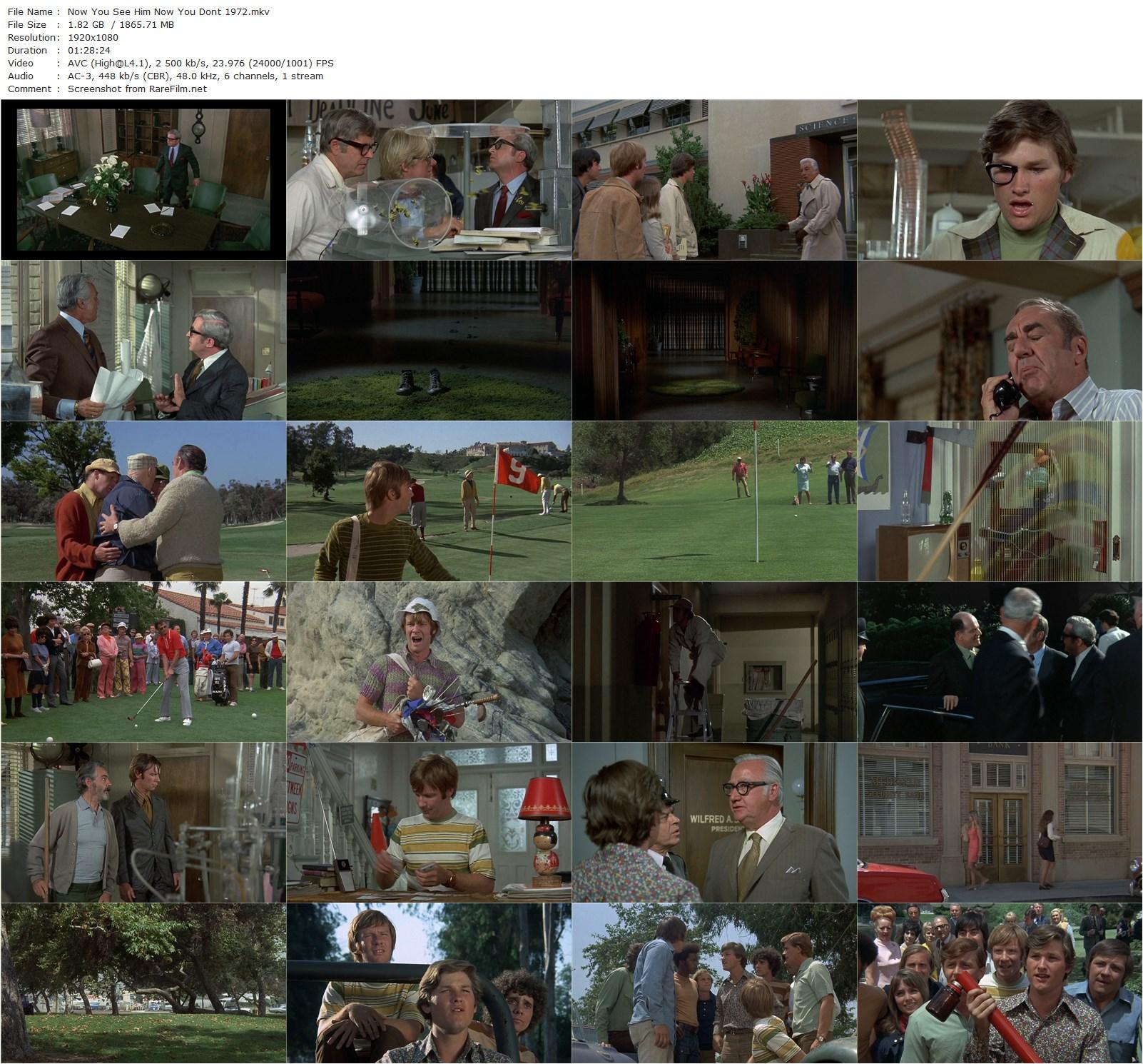 Now You See Him, Now You Don’t (1972) Robert Butler, Kurt Russell, Cesar Romero, Joe Flynn-poster