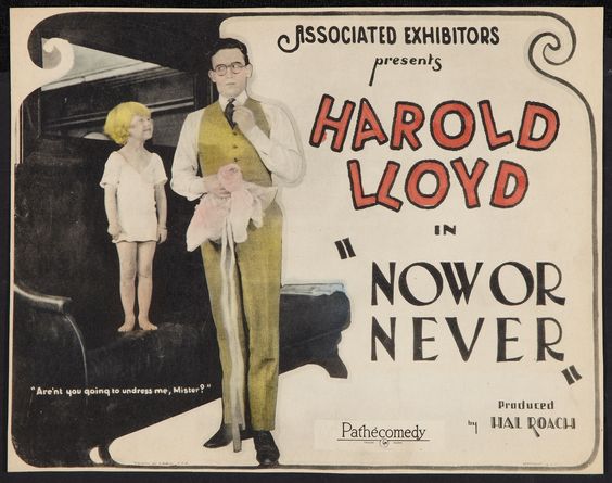 Now or Never (1921) Fred C. Newmeyer, Hal Roach, Harold Lloyd, Mildred Davis, Anna Mae Bilson, Comedy, Short