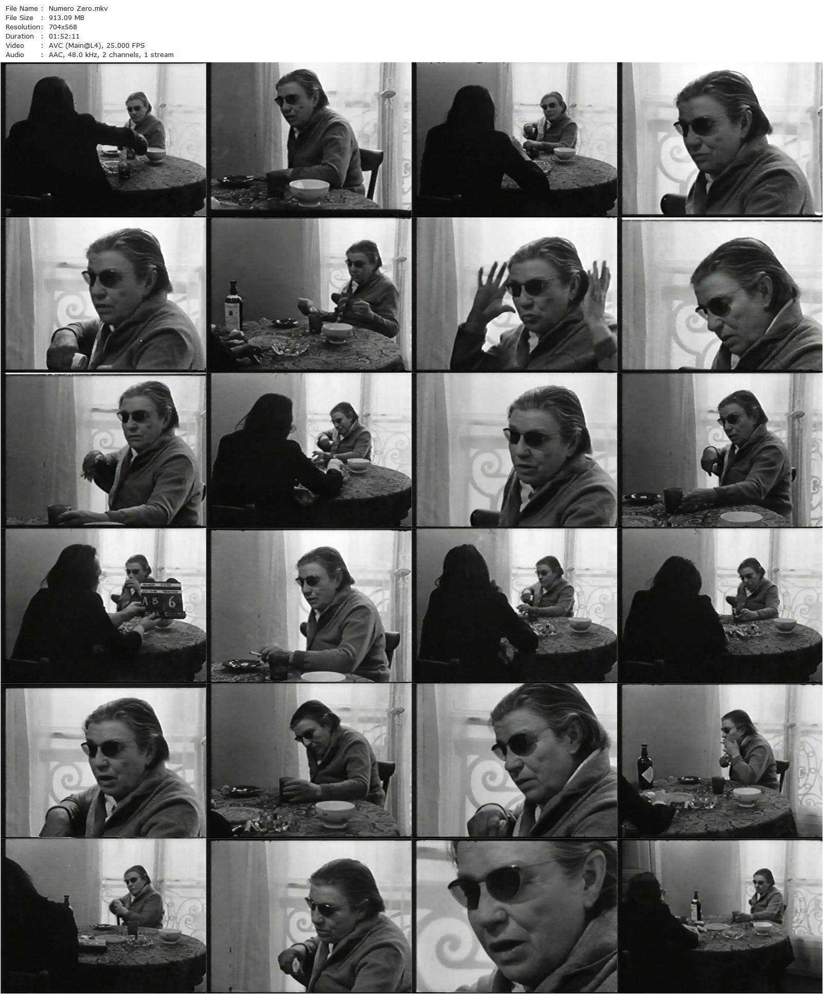 Numéro zéro (1971) Jean Eustache, Boris Eustache, Odette Robert-poster