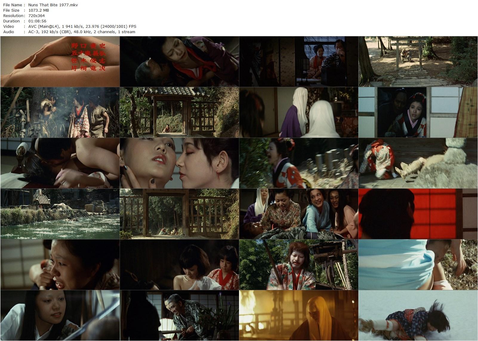 Nuns That Bite AKA Onna gokumon-chô: Hikisakareta nisô (1977) Yûji Makiguchi, Haruka Tajima, Maya Hiromi, Kaori Serita-poster