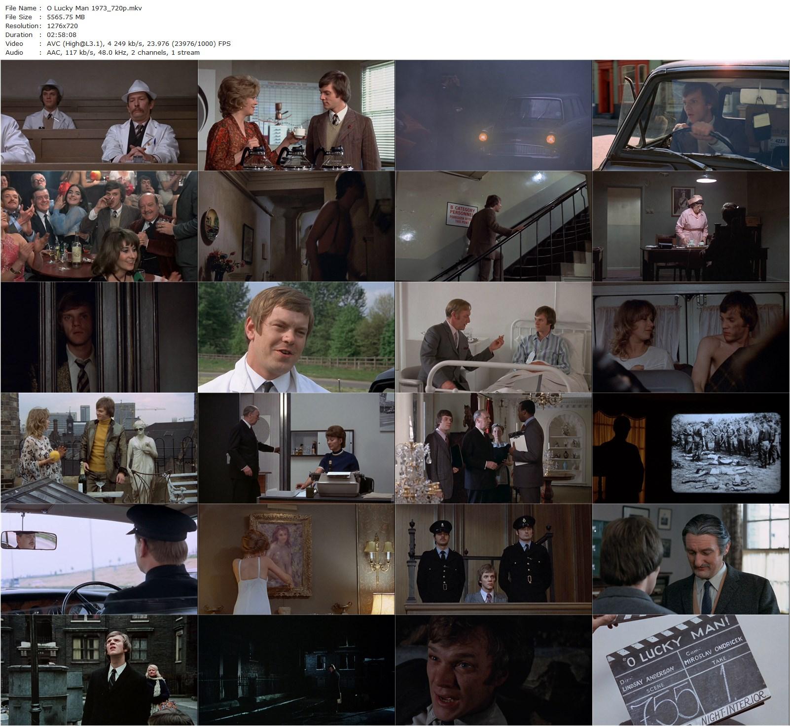 O Lucky Man! (1973) Lindsay Anderson, Malcolm McDowell, Ralph Richardson, Rachel Roberts-poster