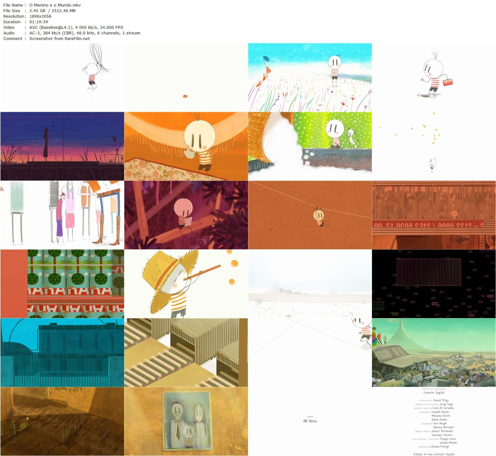 The Boy and the World / O Menino e o Mundo (2013) Alê Abreu, Vinicius Garcia, Marco Aurélio Campos, Lu Horta-poster