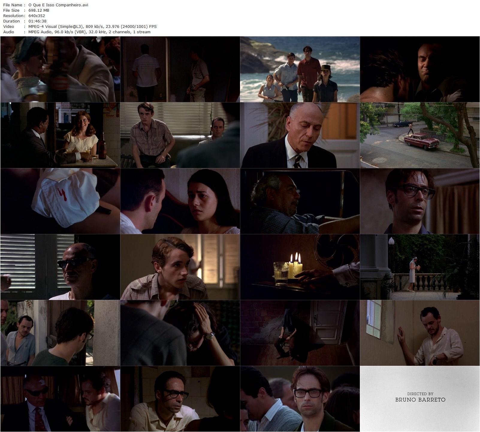 Four Days in September AKA O Que É Isso, Companheiro? (1997) Bruno Barreto, Alan Arkin, Pedro Cardoso, Fernanda Torres-poster