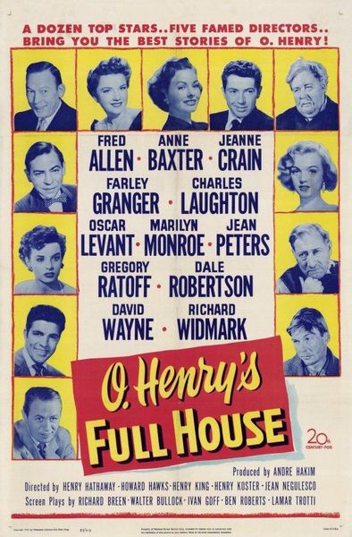 O. Henry’s Full House (1952) Henry Hathaway, Howard Hawks, Fred Allen, Anne Baxter, Jeanne Crain, Drama