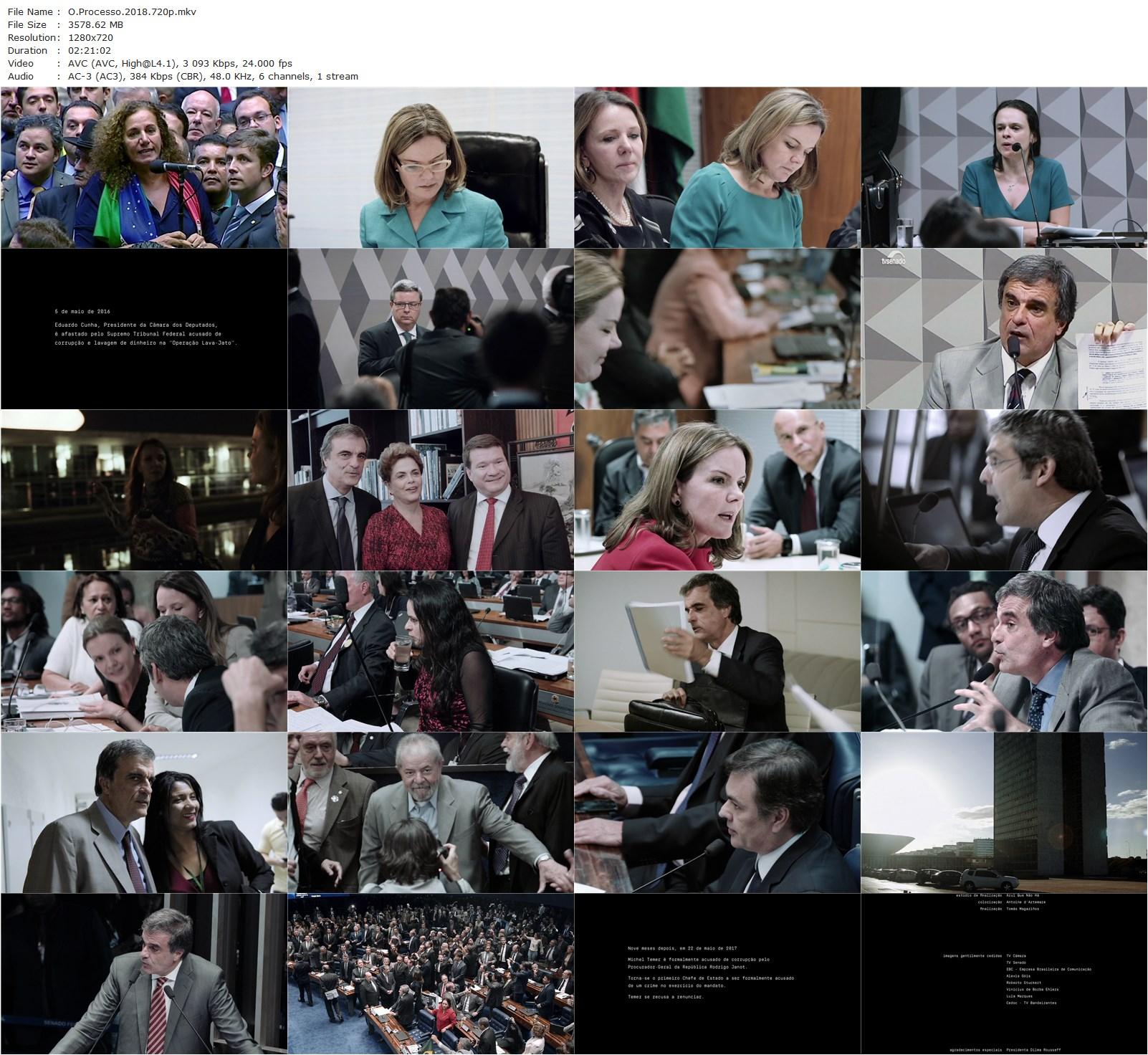 The Trial / O Processo (2018) Maria Ramos, Dilma Rousseff, Jair Bolsonaro, José Eduardo Cardozo-poster