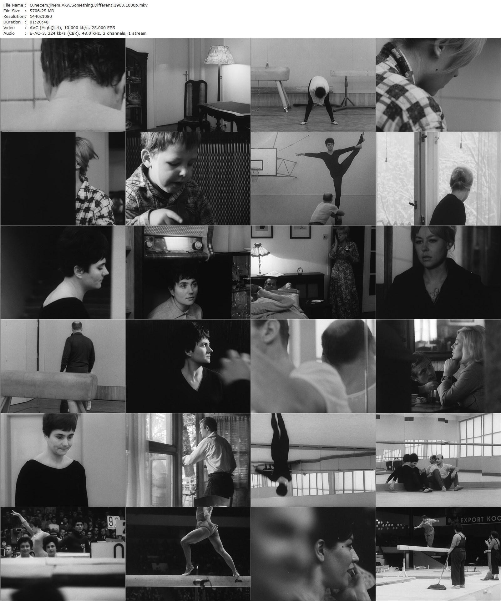 Something Different AKA O necem jiném (1963) Vera Chytilová, Eva Bosáková, Vera Uzelacová, Josef Langmiler-poster