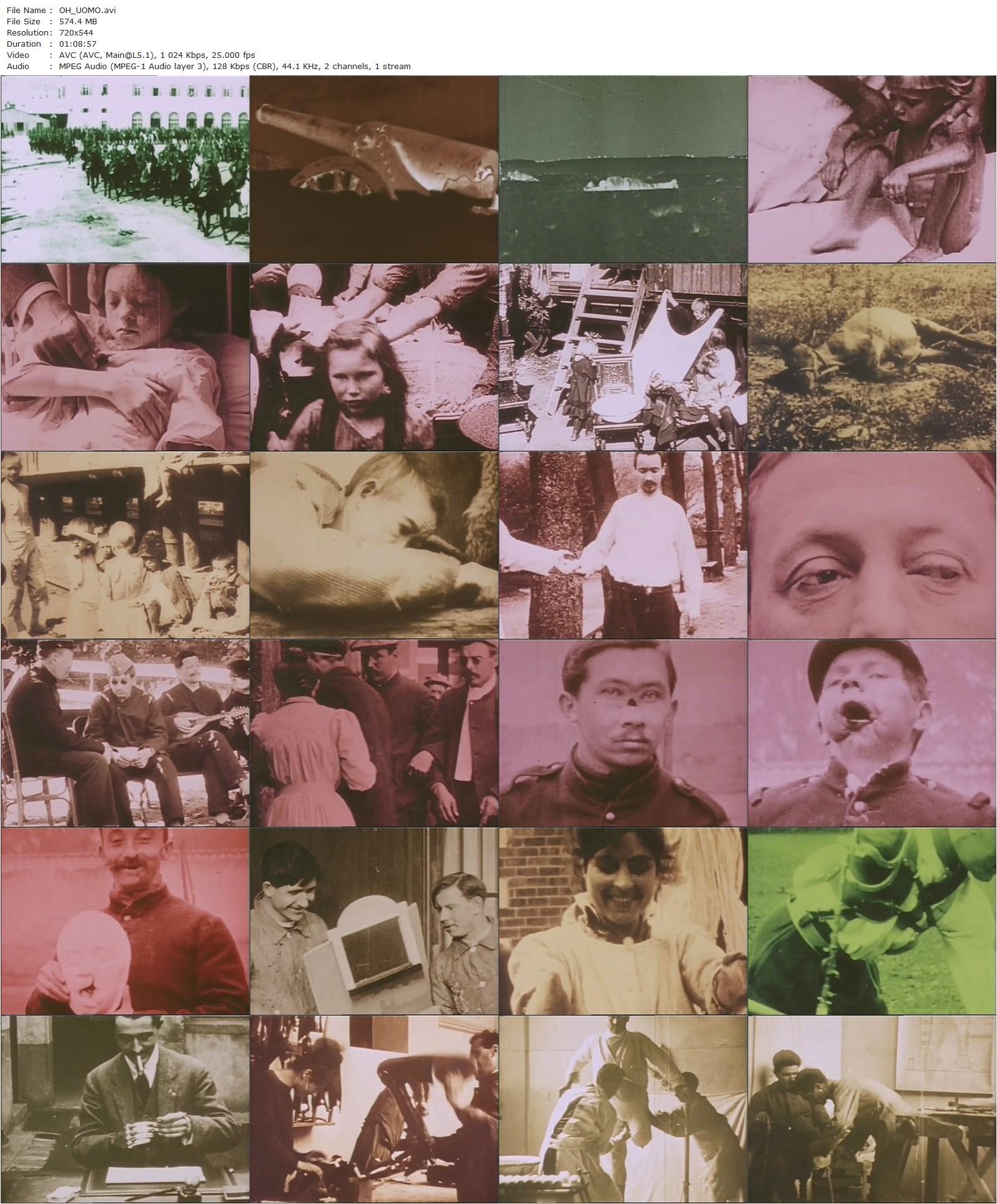 Oh! Man (2004) Yervant Gianikian, Angela Ricci Lucchi, Benito Mussolini-poster