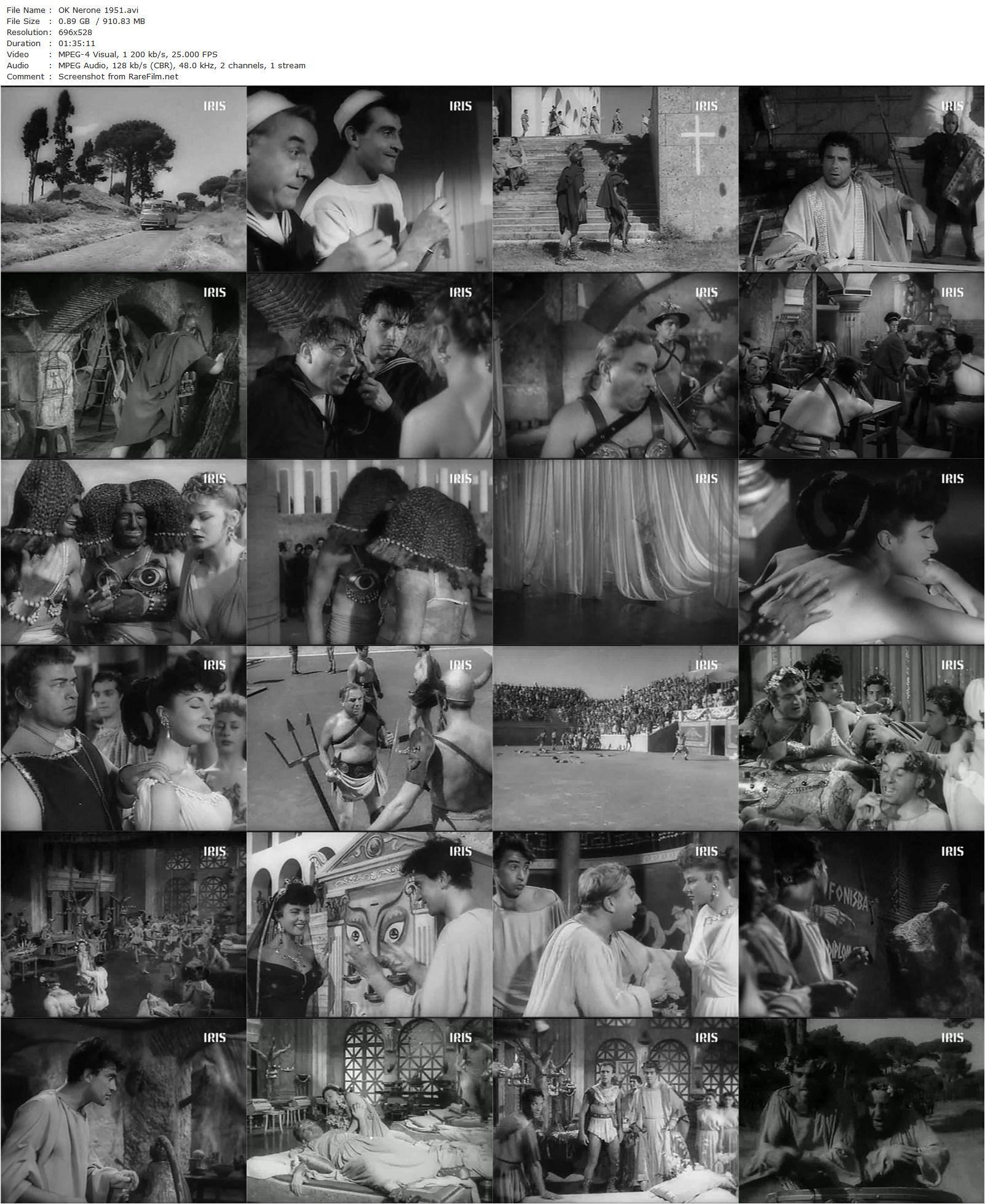 O.K. Nero / O.K. Nerone (1951) Mario Soldati, Carlo Campanini, Walter Chiari, Silvana Pampanini-poster