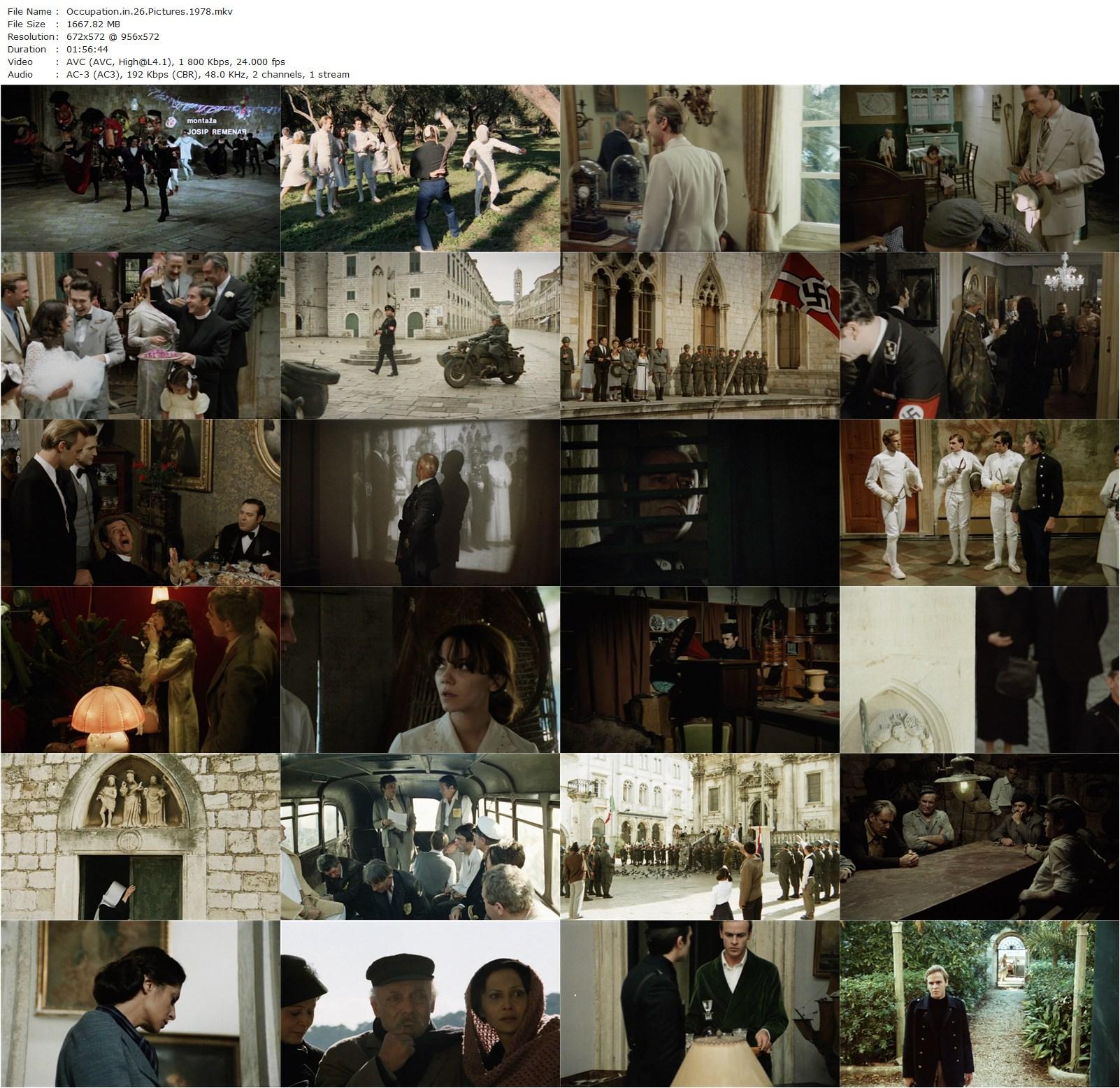 Occupation in 26 Pictures (1978) Lordan Zafranovic, Frano Lasic, Milan Strljic, Tanja Poberznik-poster