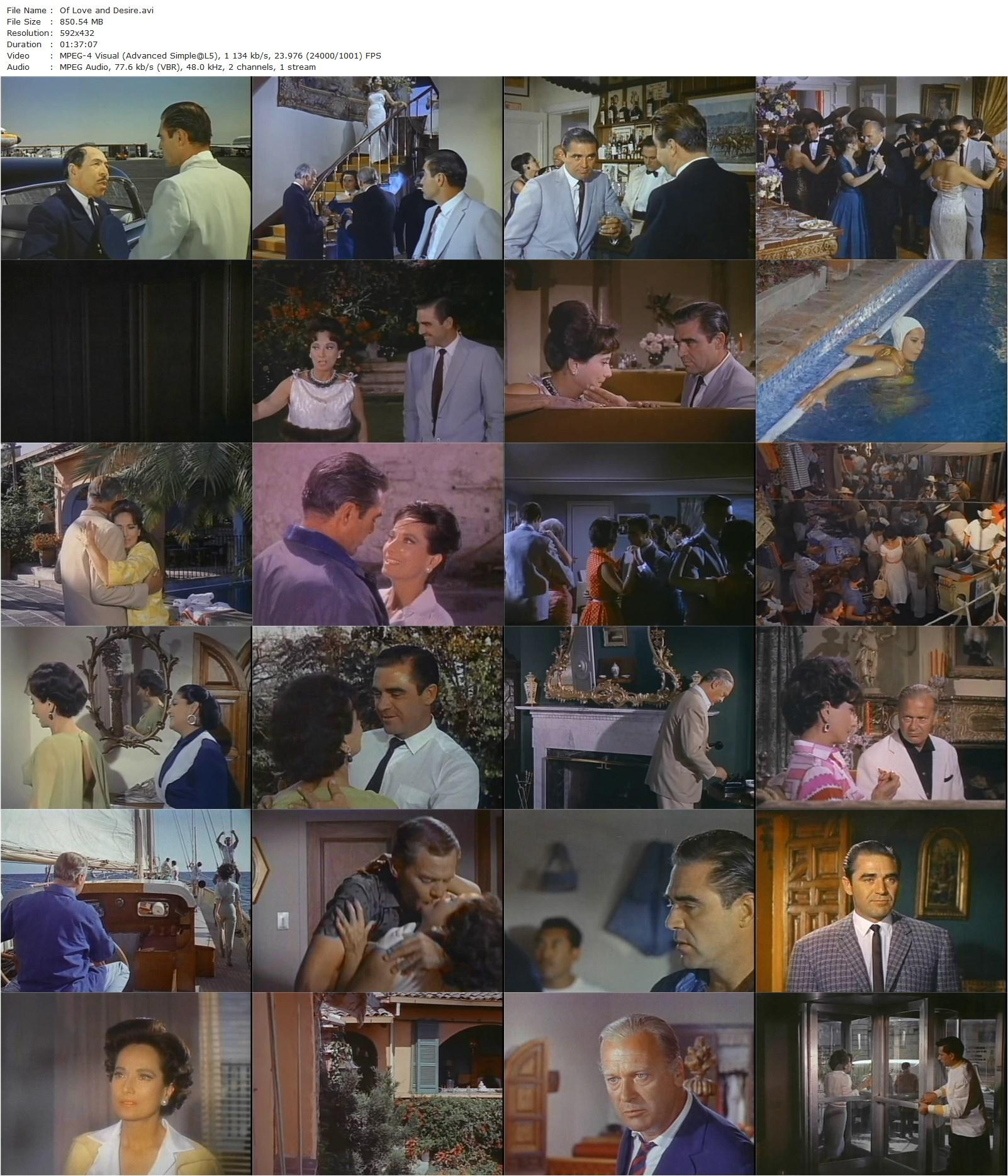 Of Love and Desire (1963)-poster