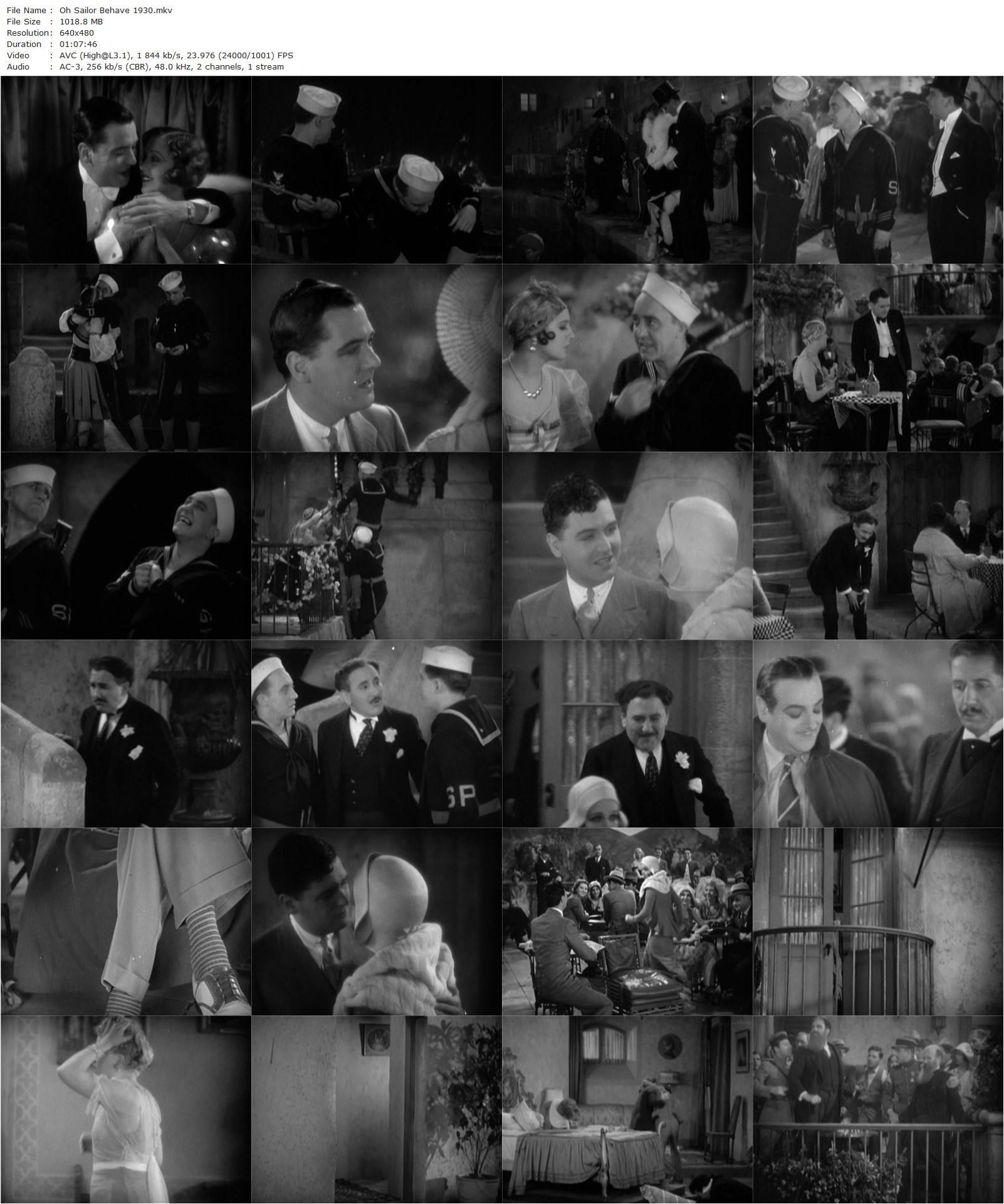 Oh, Sailor Behave! (1930) Archie Mayo, Irene Delroy, Charles King, Lowell Sherman-poster