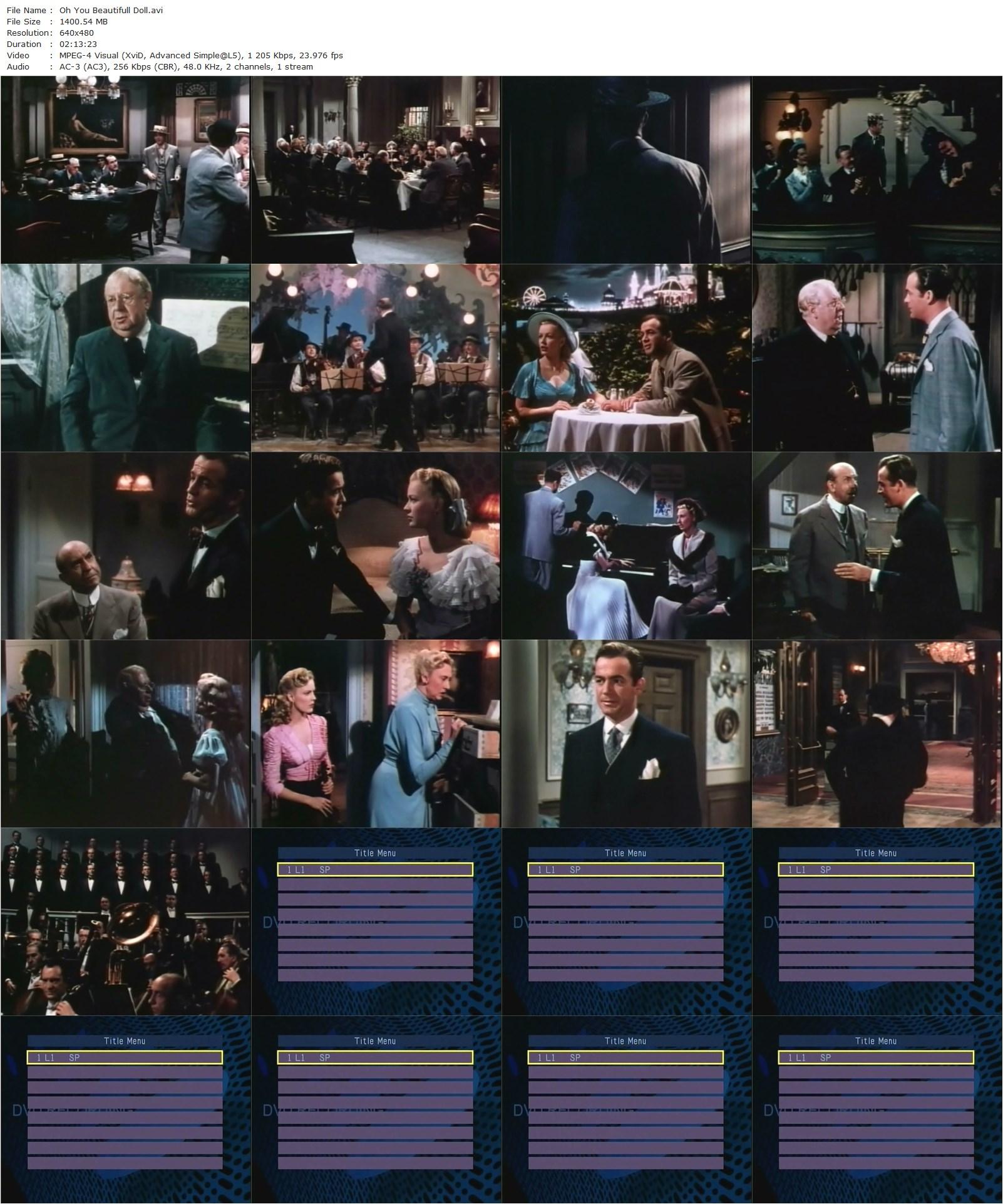 Oh, You Beautiful Doll (1949) John M. Stahl, Mark Stevens, June Haver, S.Z. Sakall-poster