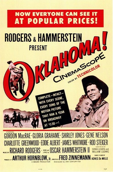 Oklahoma! (1955) Fred Zinnemann, Gordon MacRae, Gloria Grahame, Gene Nelson